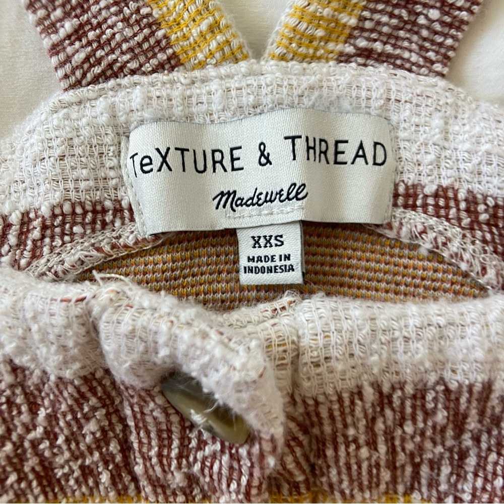 Madewell Texture & Thread Striped Ruffle Tie-Front Tank - Picture 7 of 14